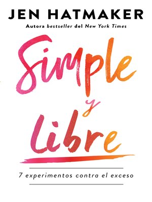 cover image of Simple y libre